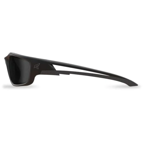 EDGE SK-XL116VS Kazbek XL Wrap-Around Anti-Fog/Vapor Shield Safety Glasses, Anti-Scratch, Non-Slip, UV 400, Military Grade, ANSI/ISEA & MCEPS Compliant, XL Wide Fit (Black Frame, Smoke Lens) - Image 3