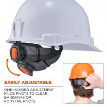 Ergodyne 60144 Skullerz 8972 Premium Cap-Style Hard Hat with Adjustable Venting - Type 1, Class C - Image 6
