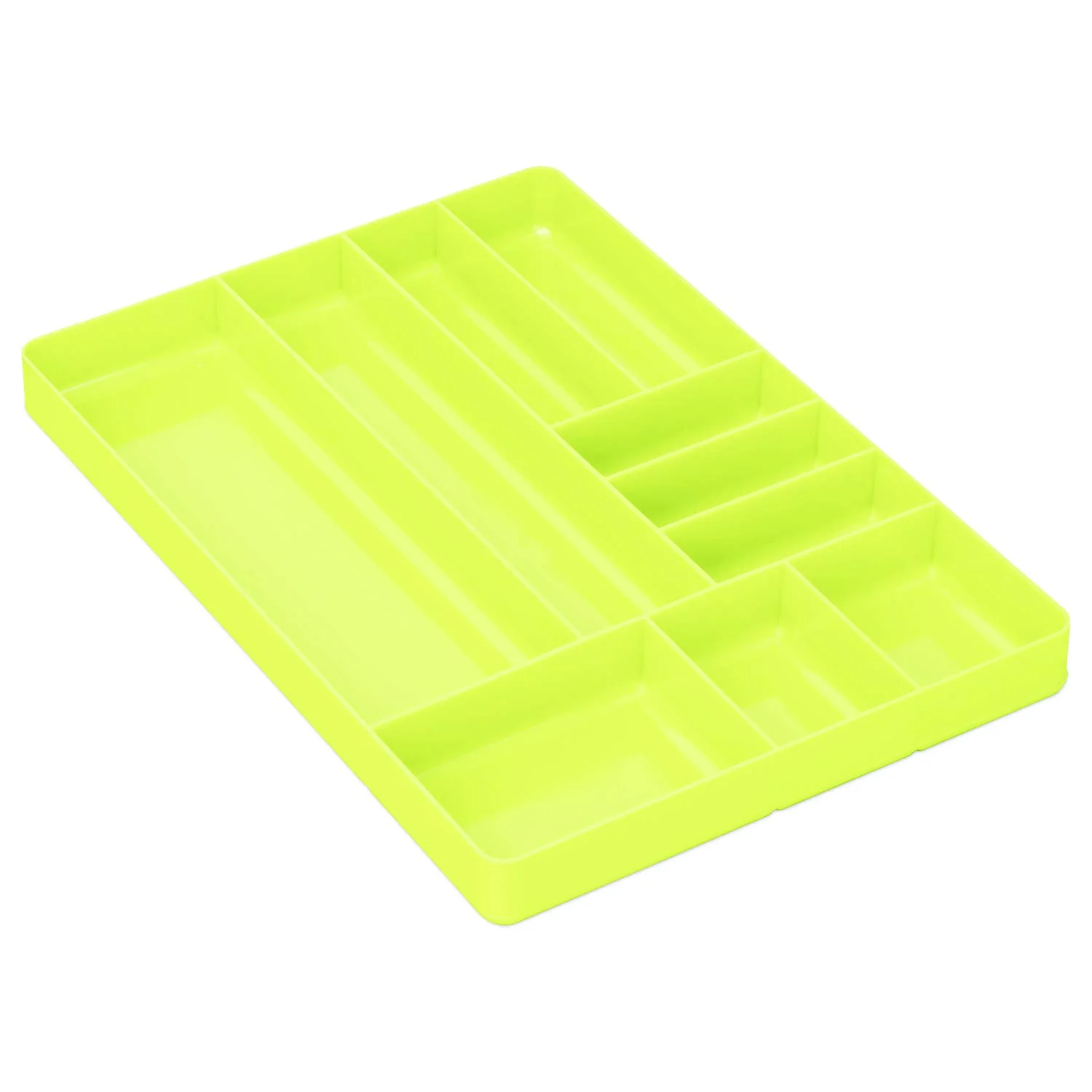Ernst 10 Compartment Drawer Organizer: Heavy Duty Stackable Tray for Garage Tool Organization - Low-Profile Toolbox Storage - Bolts, Tools, Parts, Easy to Clean – High Visibility - Made in the USA
