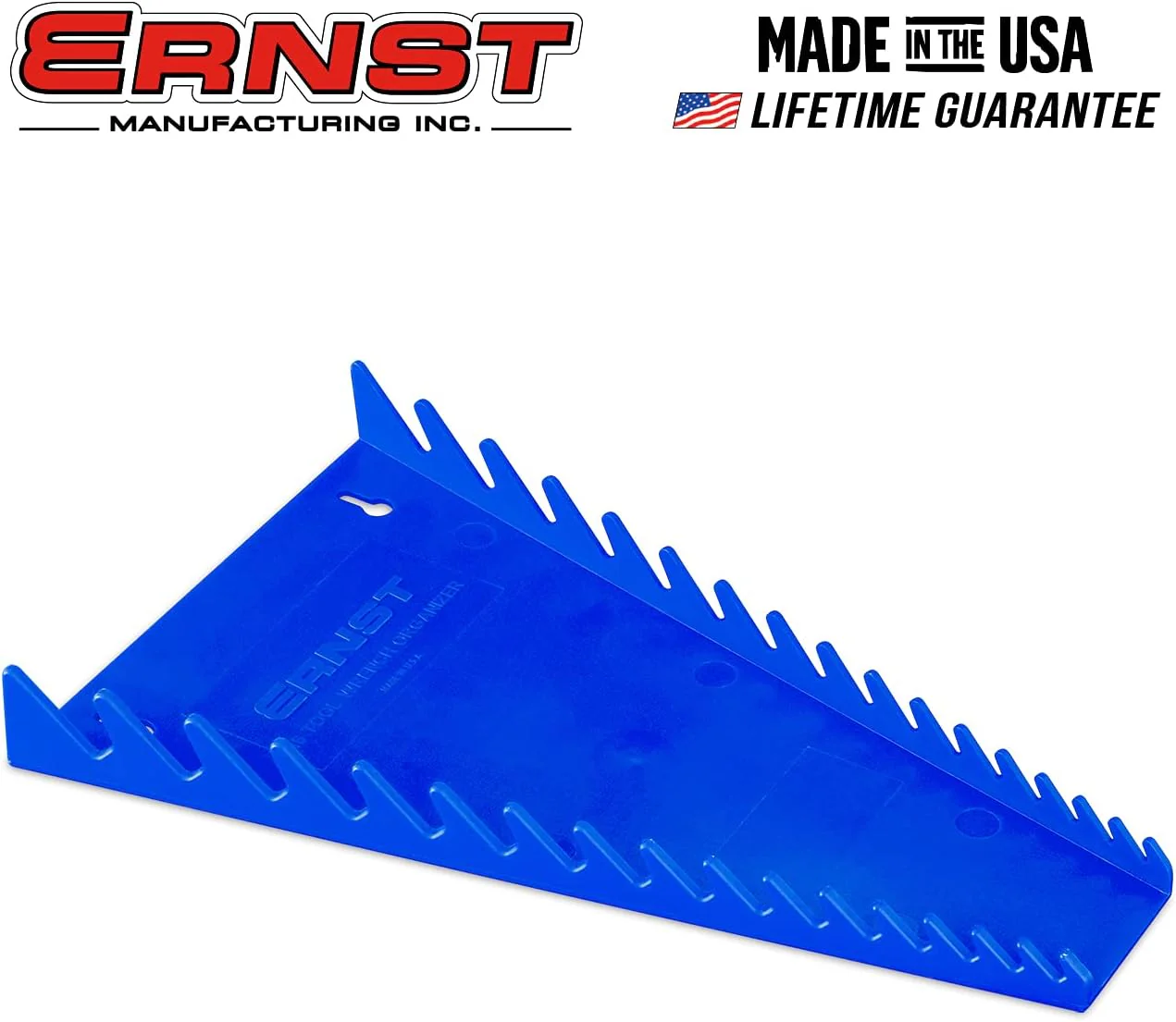 ERNST 5050 Standard Wrench Organizer Tray, 16 Tool, Blue - Image 3