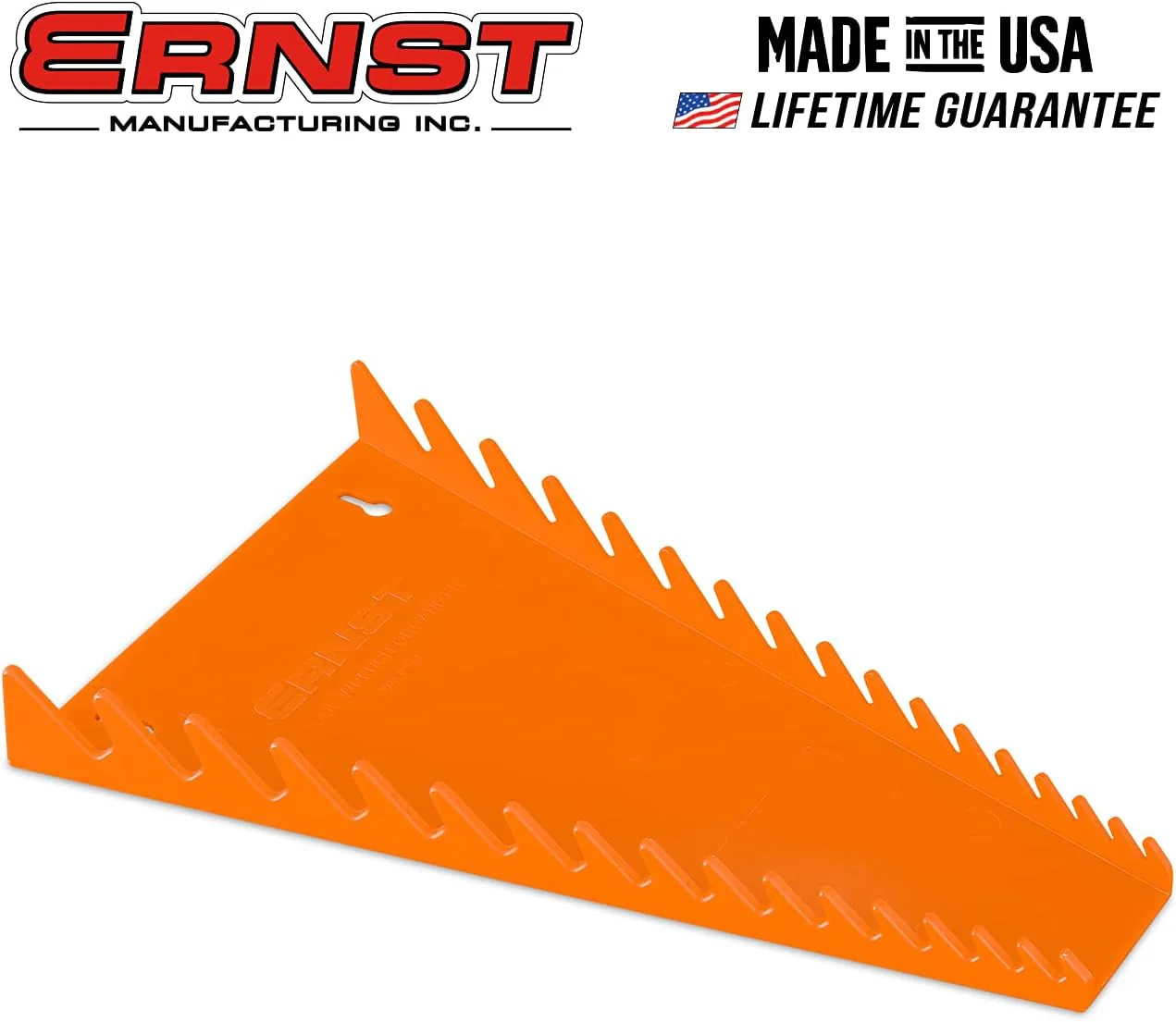 ERNST 5052 Standard Wrench Organizer Tray, 16 Tool, Orange - Image 3