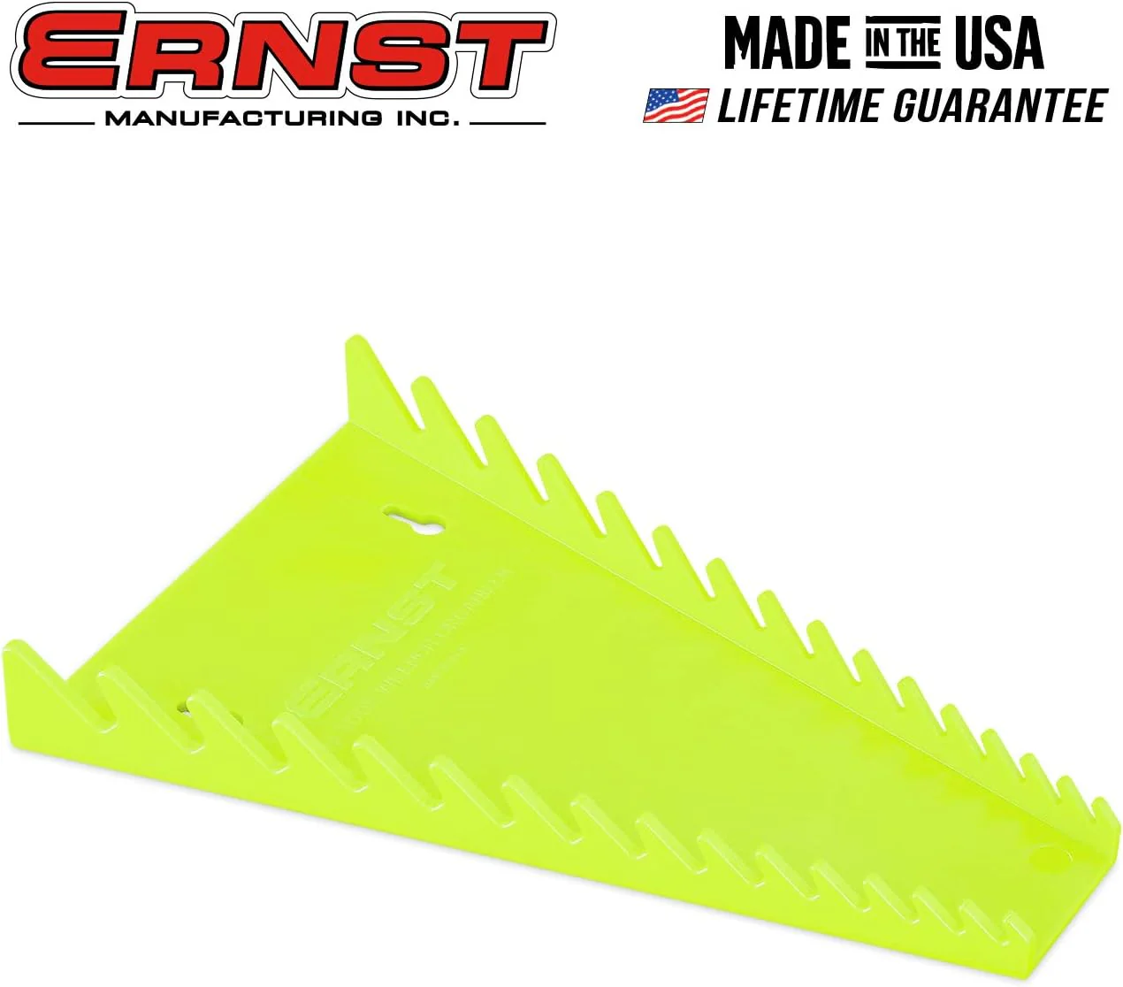 ERNST 5068HV Standard 15 tool Wrench Organizer - HI-VIZ - Image 3