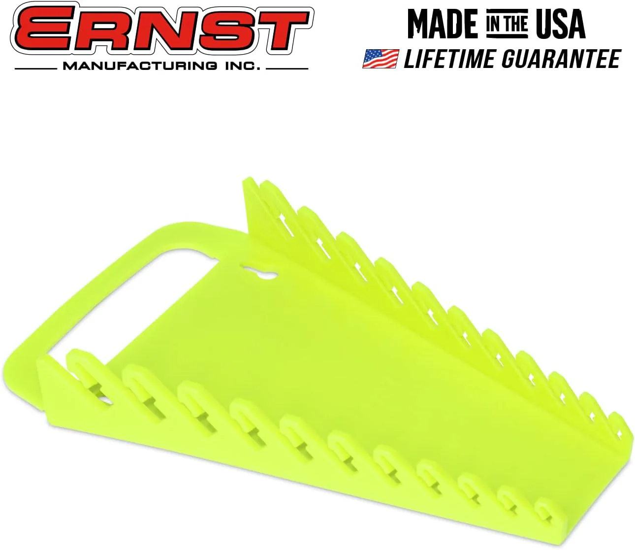 ERNST 5083HV Gripper Wrench Organizer, 11 Tool, High Visibility - Image 3