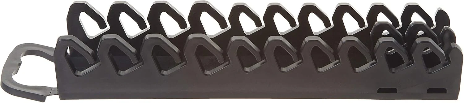 Ernst Manufacturing 10-Tool Screwdriver Gripper - Screwdriver Holder in Vibrant Black (Model 5311) for Portable or Pegboard Storage of Screwdriver Set - Image 4