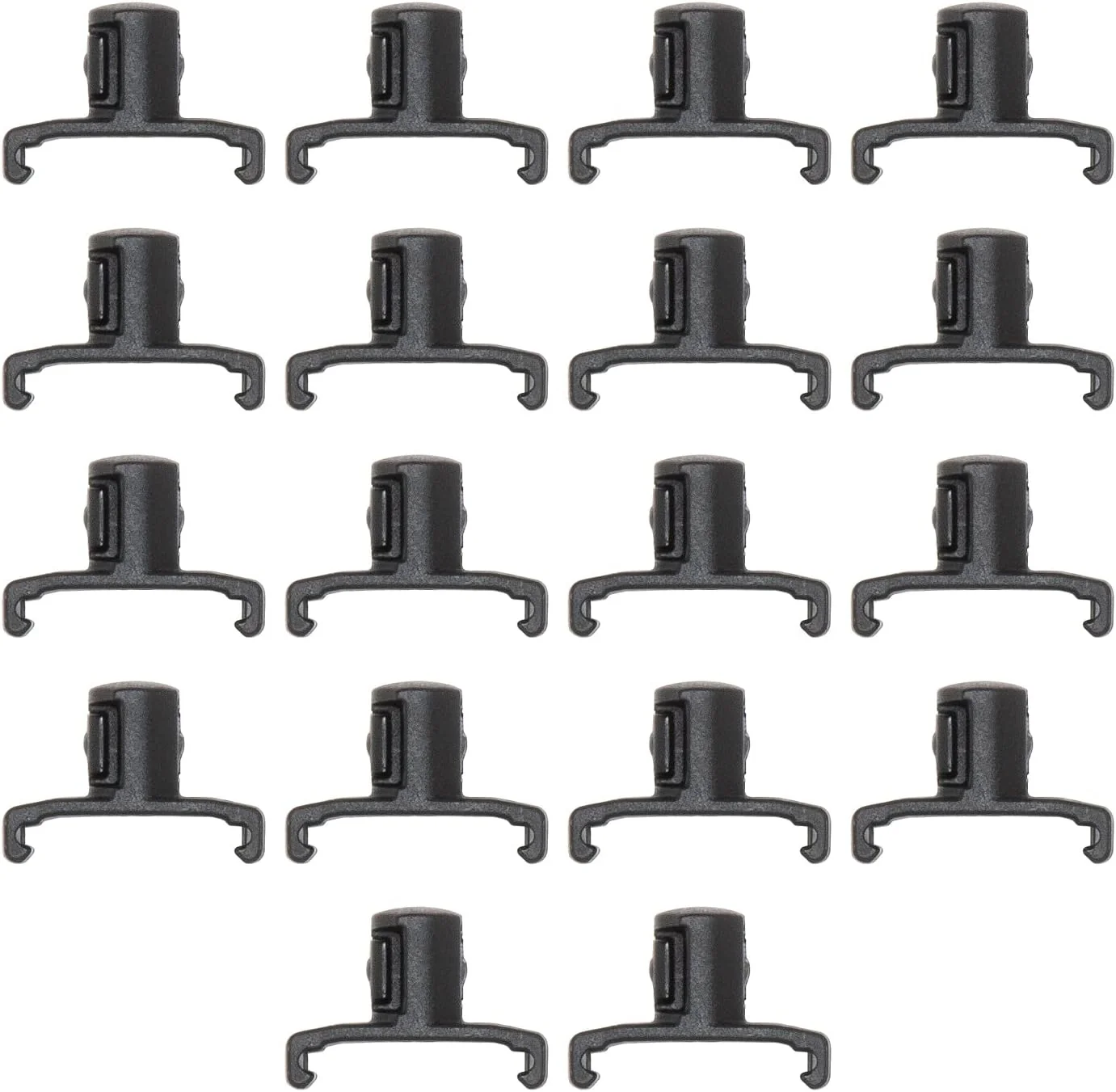 Ernst Manufacturing 3/8-Inch Dura-Pro Twist Lock Socket Clips, 15-Pack, Black - 8441 - Image 2