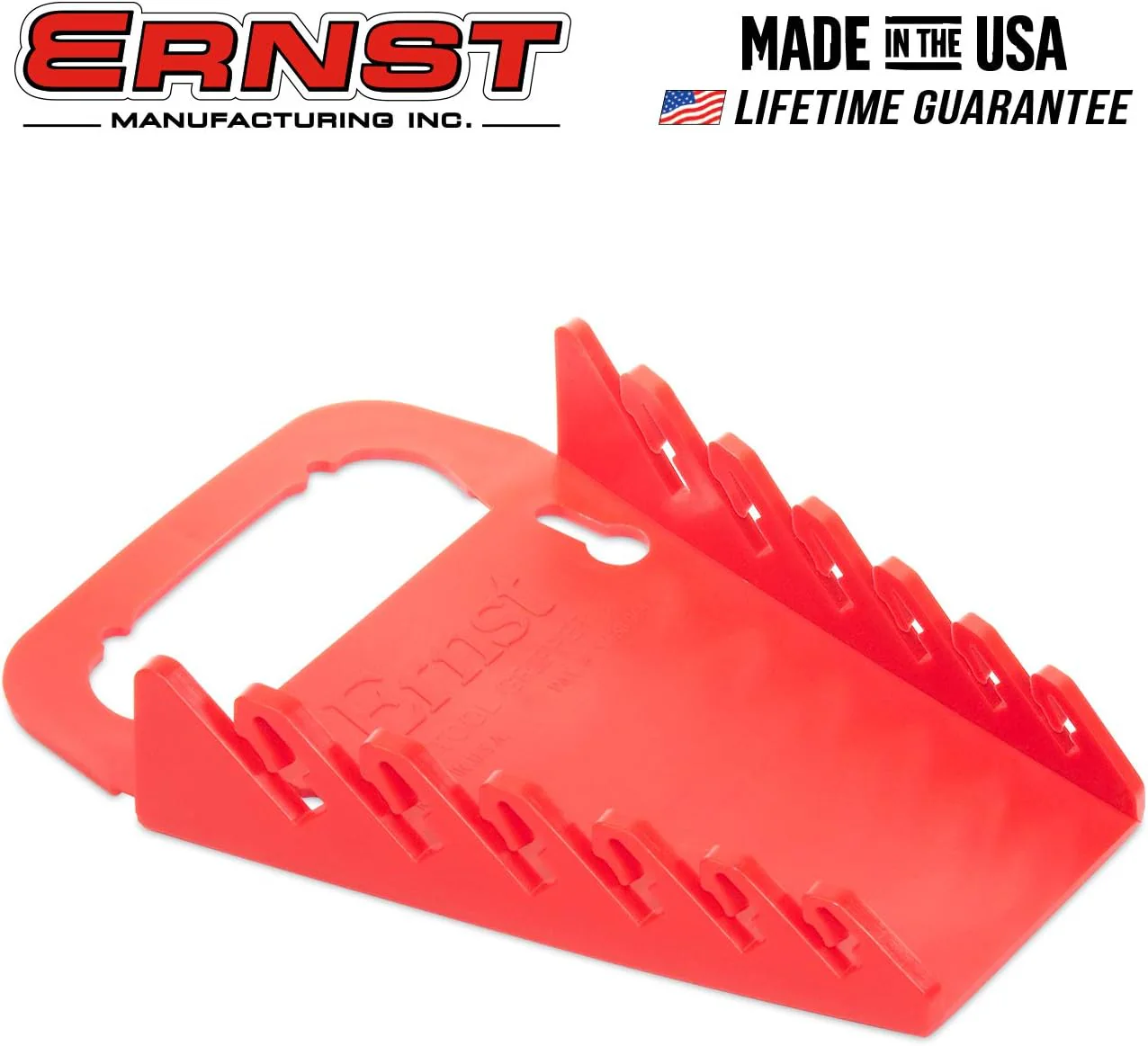 Ernst Manufacturing 5044-Red Gripper Wrench Organizer, 6 Tool, Red - Image 3