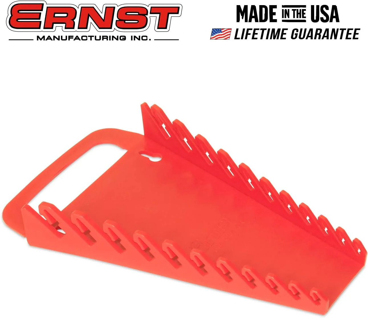 Ernst Manufacturing 5086 Gripper Wrench Organizer, 11 Tool, Red - Image 3