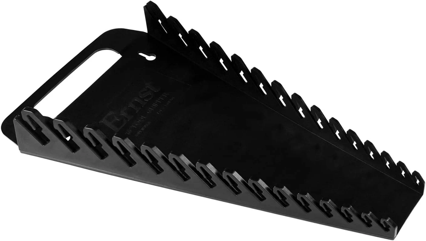 Ernst Manufacturing 5089 Wrench Gripper - Ergonomic Design, Holds 1/4" to 1 1/8" and 6 to 20 mm Wrenches, Portable 15 Tool Capacity, Black - Image 2