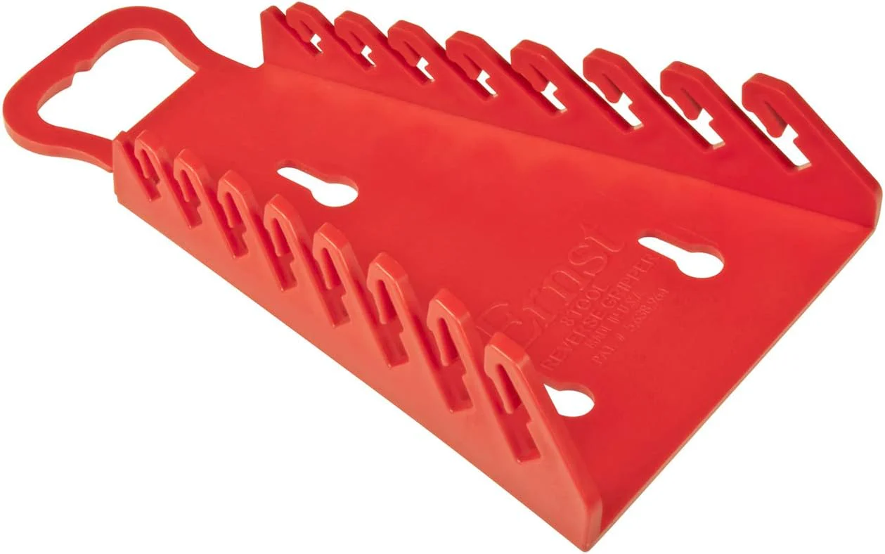 Ernst Manufacturing 5146-Red Gripper Reverse Wrench Organizer, 8 Tool, Red - Image 2