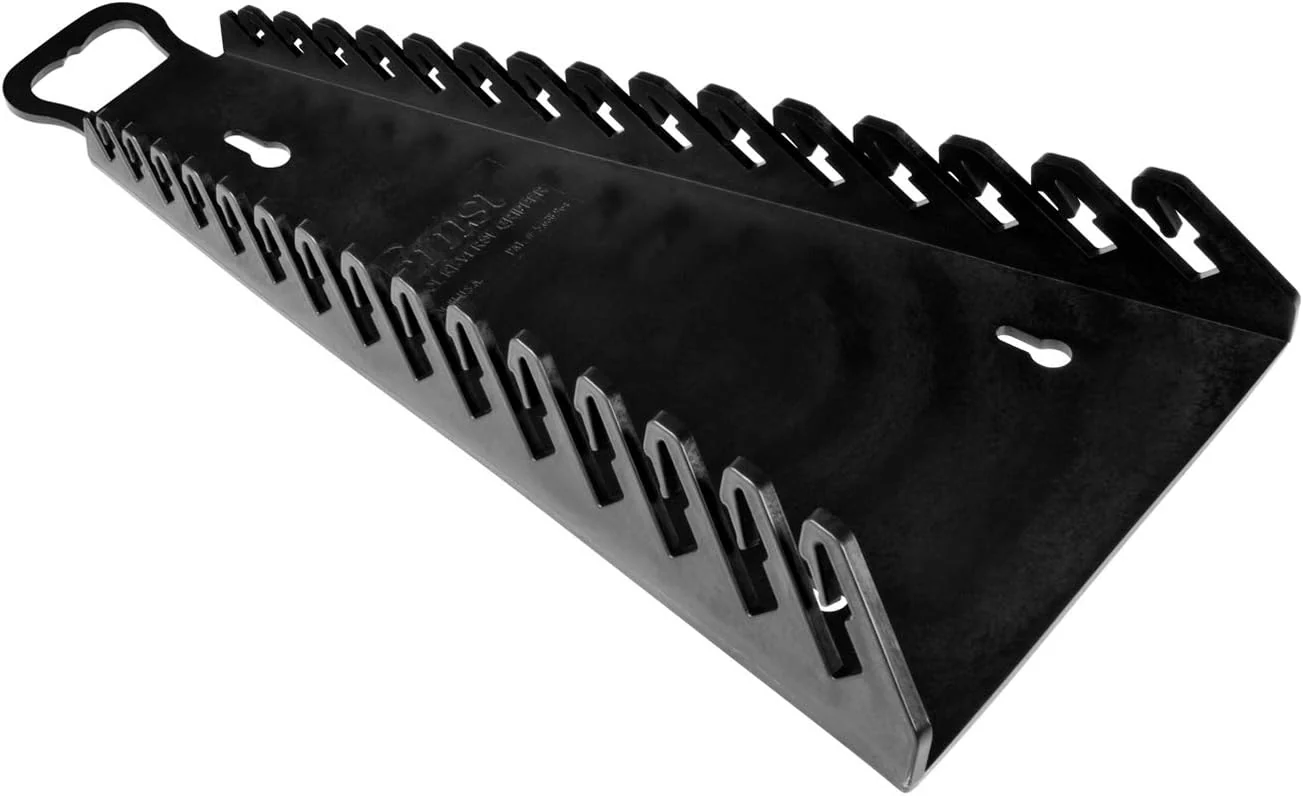 Ernst Manufacturing 5189 15-Wrench Reverse Gripper Portable Wrench Organization - Durable Flexible Grip, Fits 1/4" to 1 1/8" & 6-20 mm, Black - Image 2