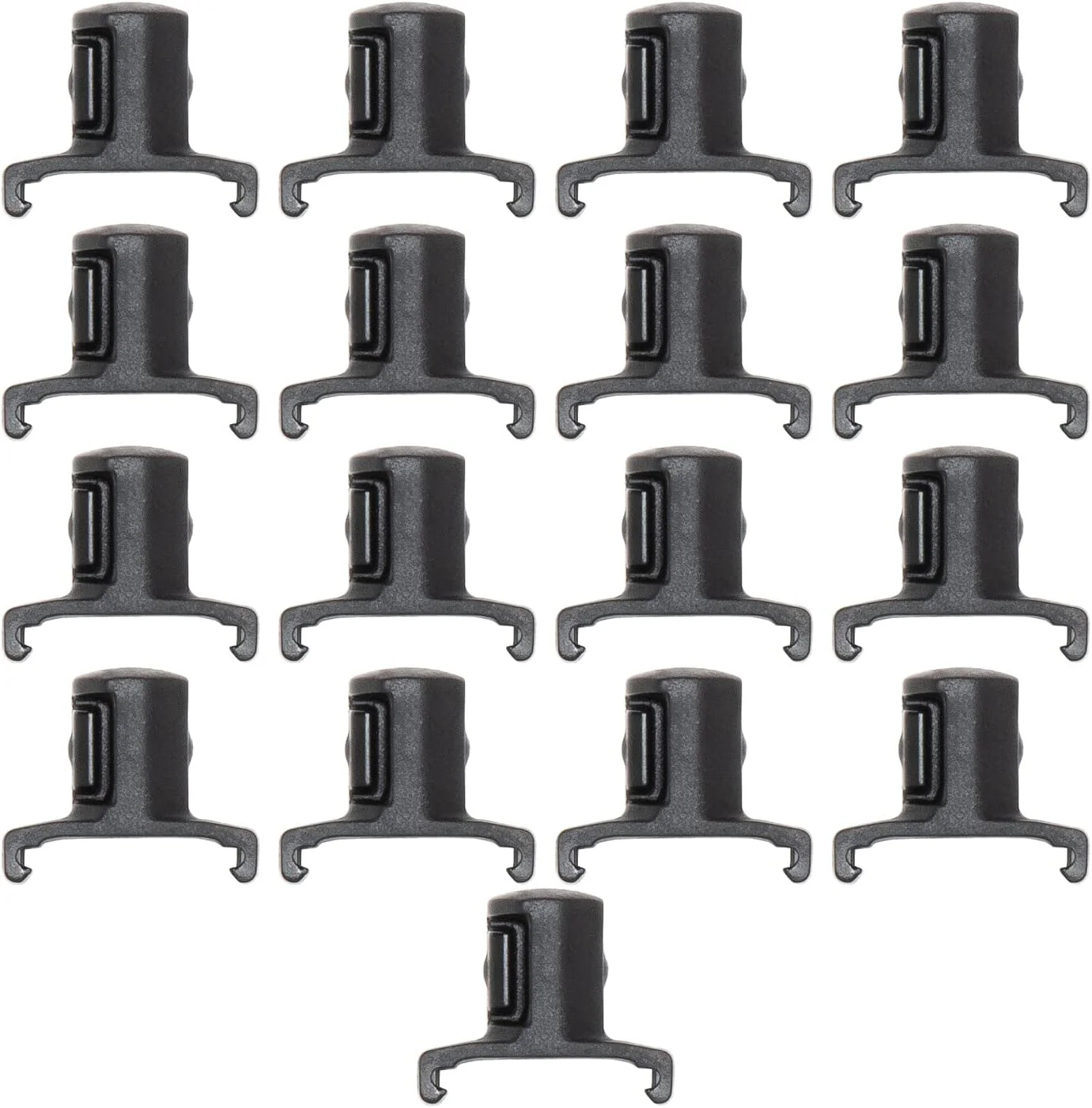 Ernst Manufacturing ERN8442 1/2 Inch Drive Dura-Pro Twist Lock Socket Clips – 15-Pack | Fits on Ernst Rail Socket Organizers | Holds Sockets Securely with Twist-Lock Mechanism | 96 Size Labels Include - Image 2