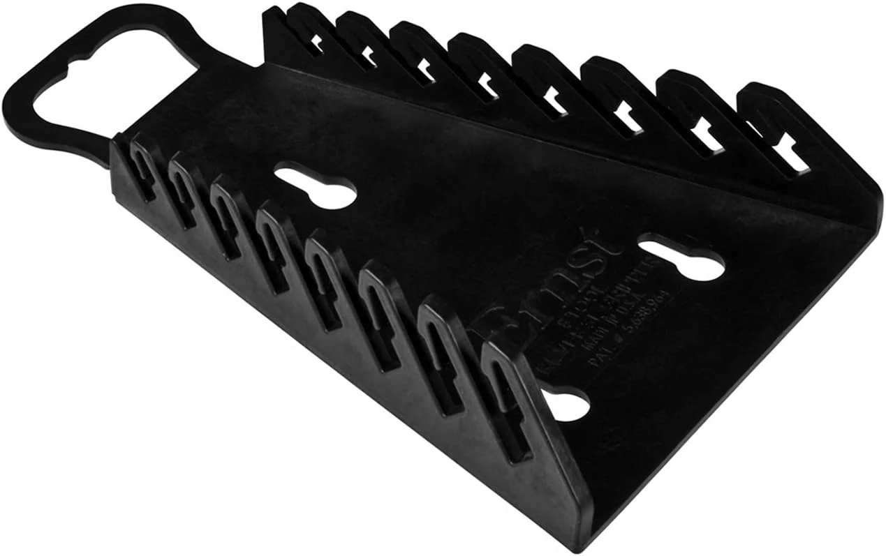 Ernst Manufacturing Gripper Reverse Wrench Organizer, 8 Tool, Black - Image 2