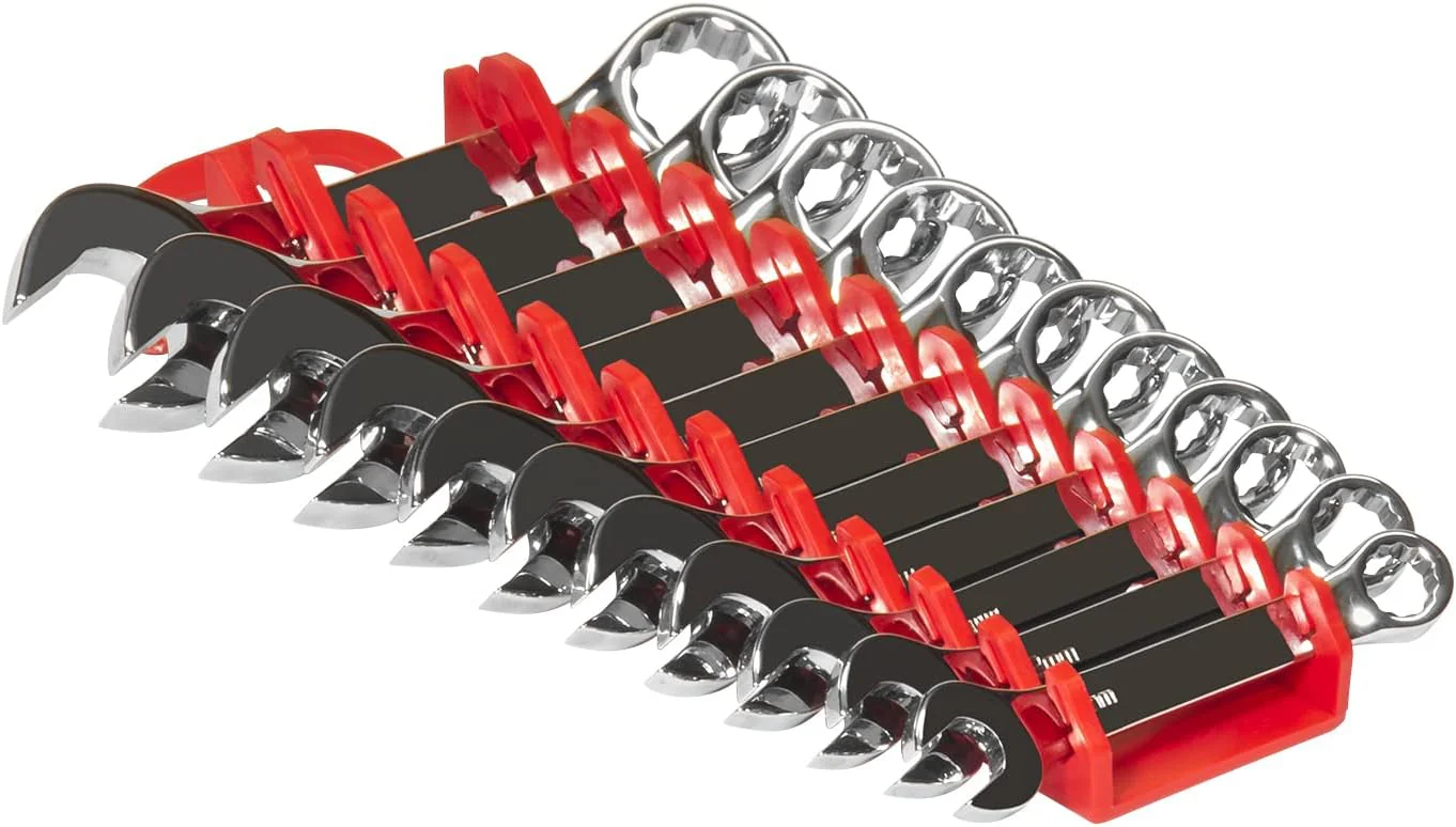Ernst Manufacturing Gripper Stubby Wrench Organizer, 11 Tool, Black - Image 6