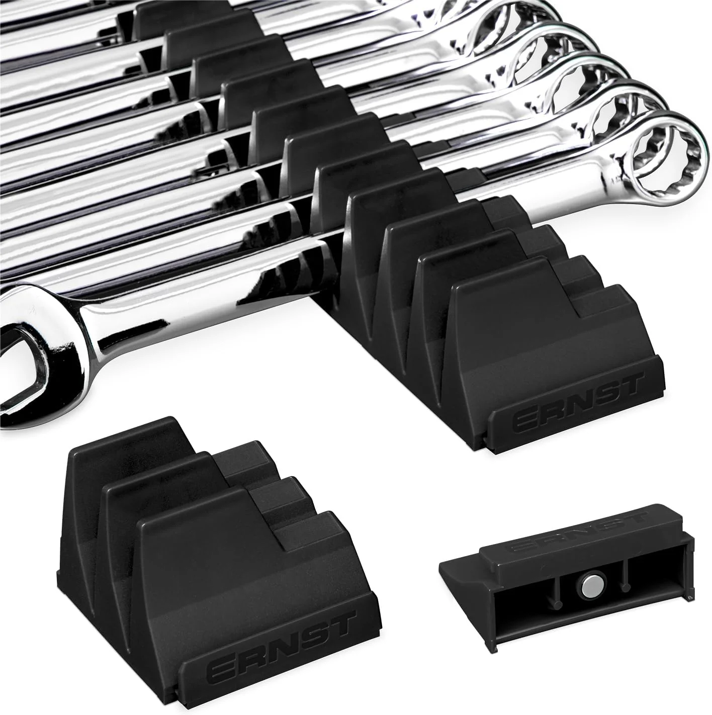 Ernst Manufacturing Wrench Pro - Modular Wrench Organizer for 20 Tools with Magnetic Base - Made in the USA - Image 2
