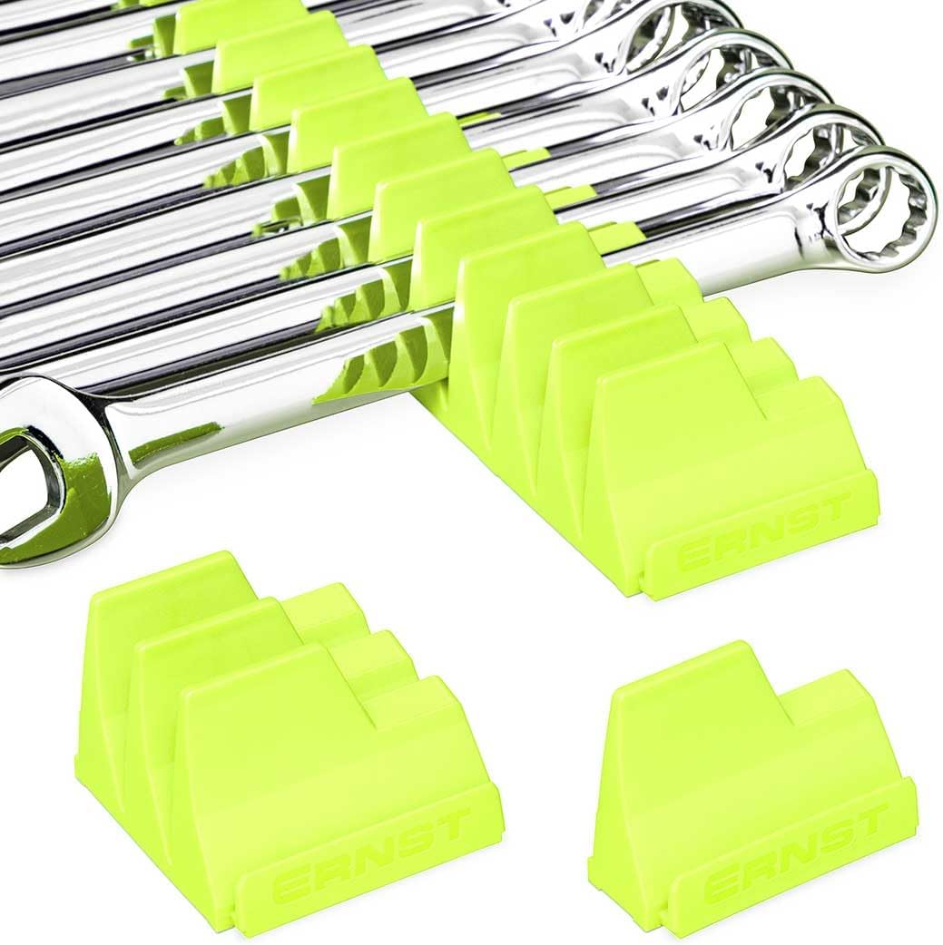 Ernst Manufacturing Wrench Pro - Modular Wrench Organizer for 40 Wrenches (Hi-Viz) - Made in the USA - Image 2