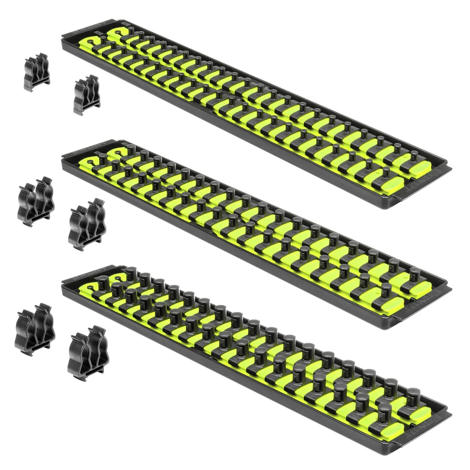 ERNST Socket Boss Combo 3-Pack, Hi-Viz (8512HVA) - Made in the USA
