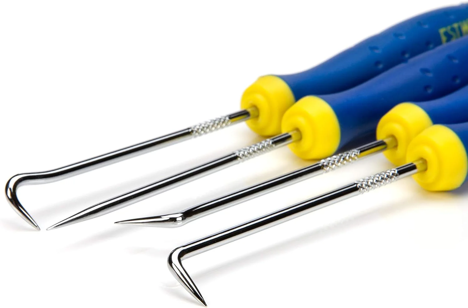 Estwing 42450 4pc Mini Pick & Hook Set for Hose, Clip, and Seal Removal, Chrome Vanadium Steel - Image 4