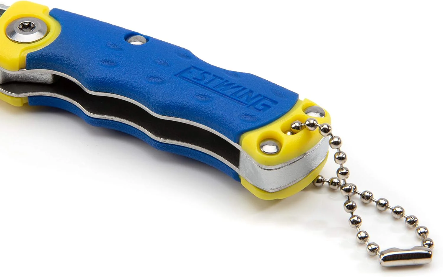 Estwing 42442 Folding Lock Back Utility Knife/Box Cutter Mini Tool with Disposable Razor Blade, Ergonomic Handle, Convenient Portable Design - Image 7
