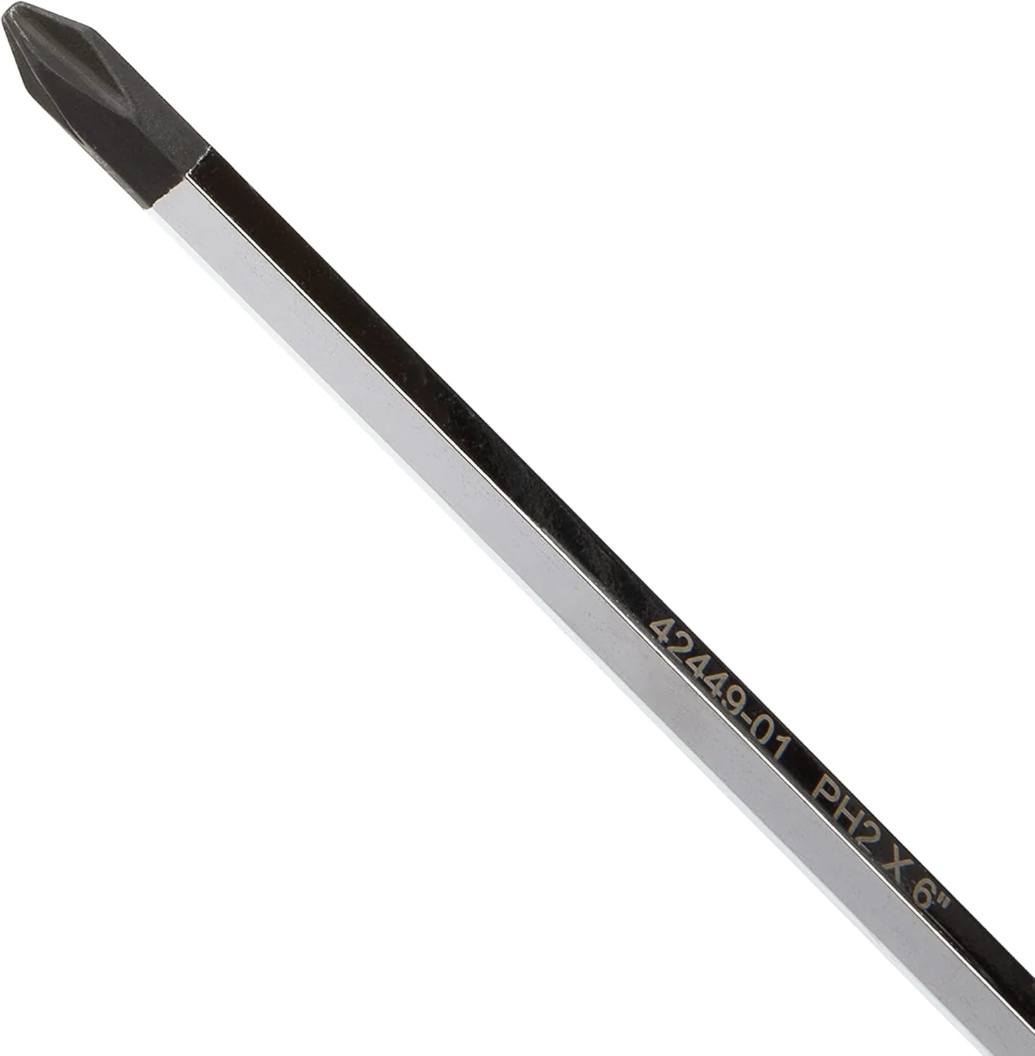 Estwing 42449-01 PH2 Philips Head Heavy-Duty Hex Shaft Demolition Screwdriver with Magnetic Tip, 6-in. Chrome Vanadium Steel Shaft, Ergonomic TPR Rubber Handle - Image 5