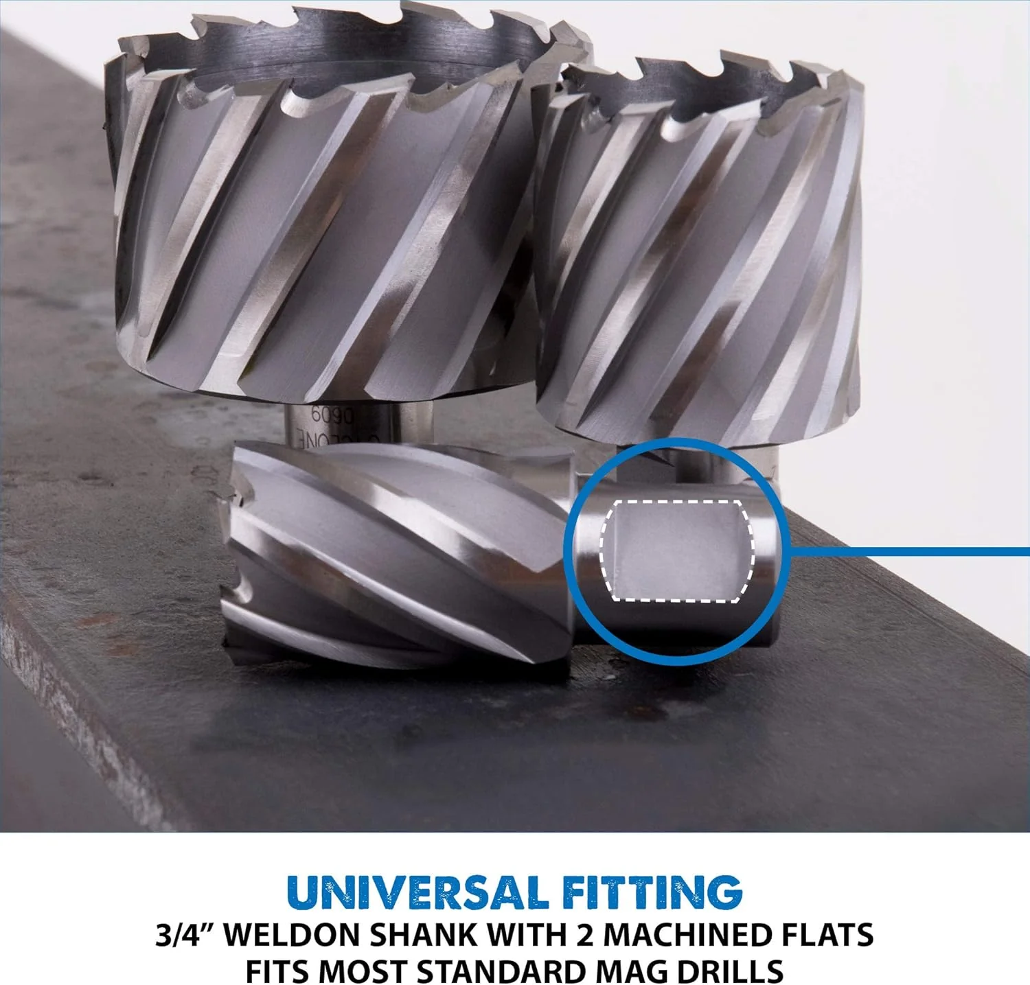 Evolution CC812 13/16-Inch Diameter x 1-Inch Depth of Cut Cyclone High Speed Steel Annular Cutter 13/16-Inch Diameter x 1-Inch Depth High Speed - Image 6