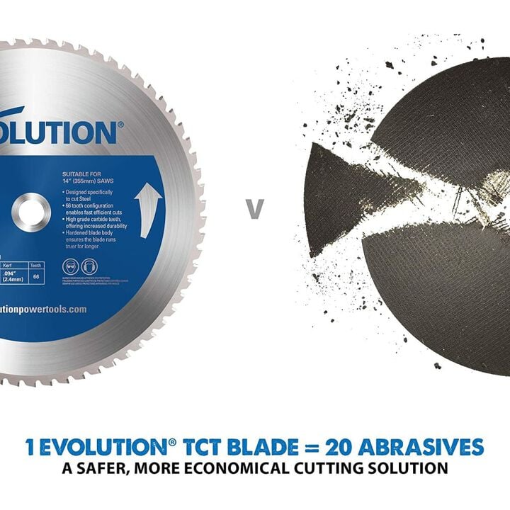 Evolution Power Tools 15BLADEST Steel Cutting Saw Blade, 15-Inch x 70-Tooth - Image 4