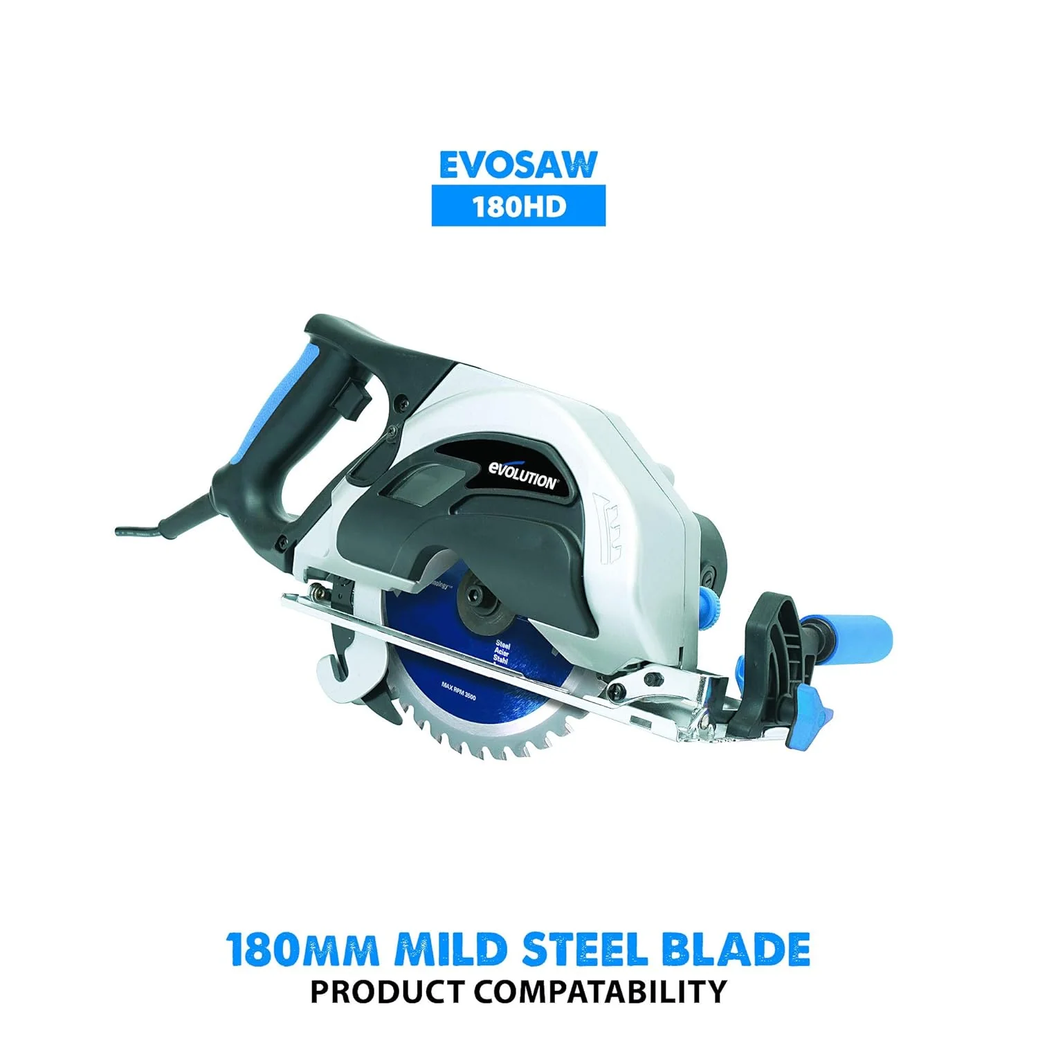 Evolution Power Tools 180BLADEST Steel Cutting Saw Blade, 7-Inch x 36-Tooth, Silver - Image 6