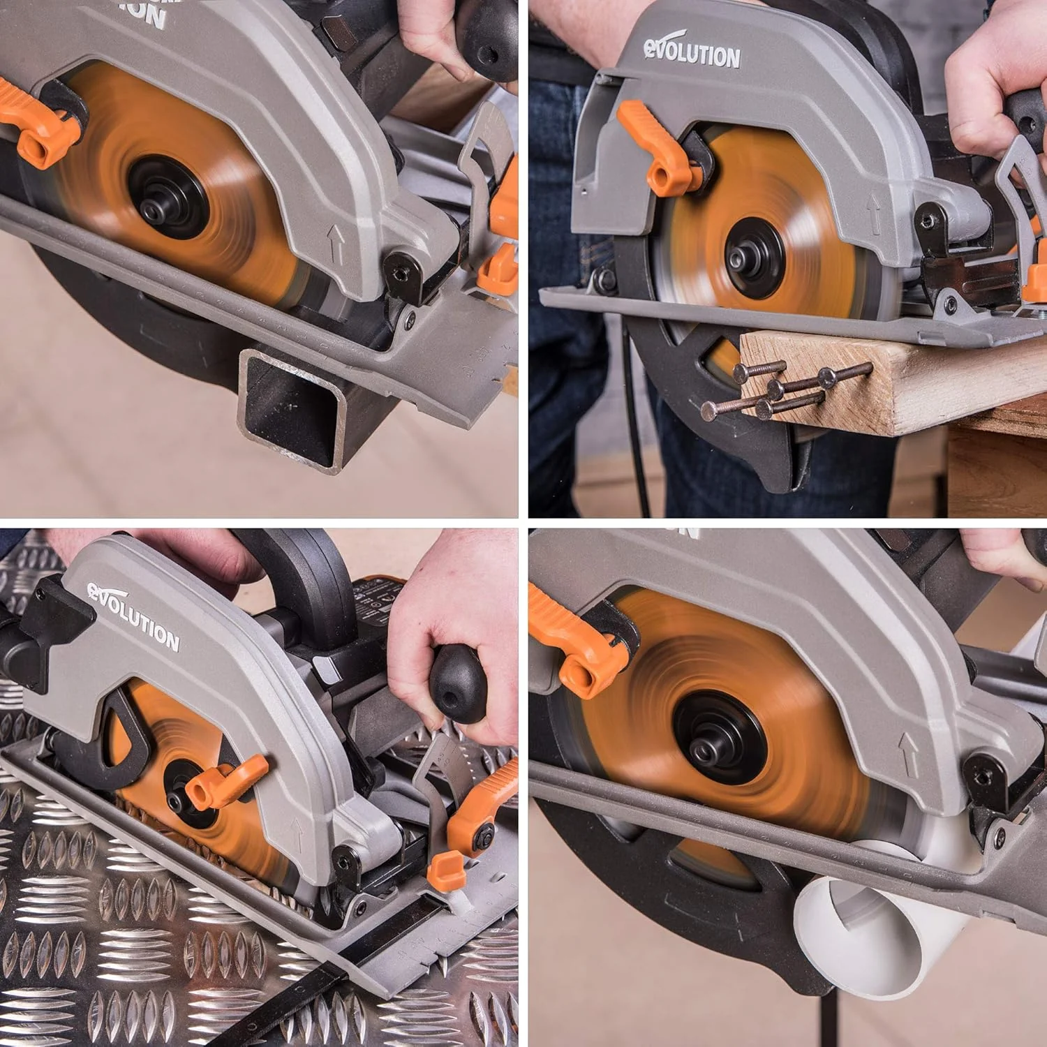Evolution Power Tools RAGEBLADE 7-1/4-Inch Multipurpose Cutting Blade for Steel, Aluminum, Wood and Plastics - Image 4