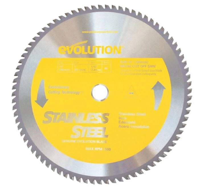 Evolution Saw Blades 12BLADESSN For Stainless Steel - 12" Circular Saw Blade
