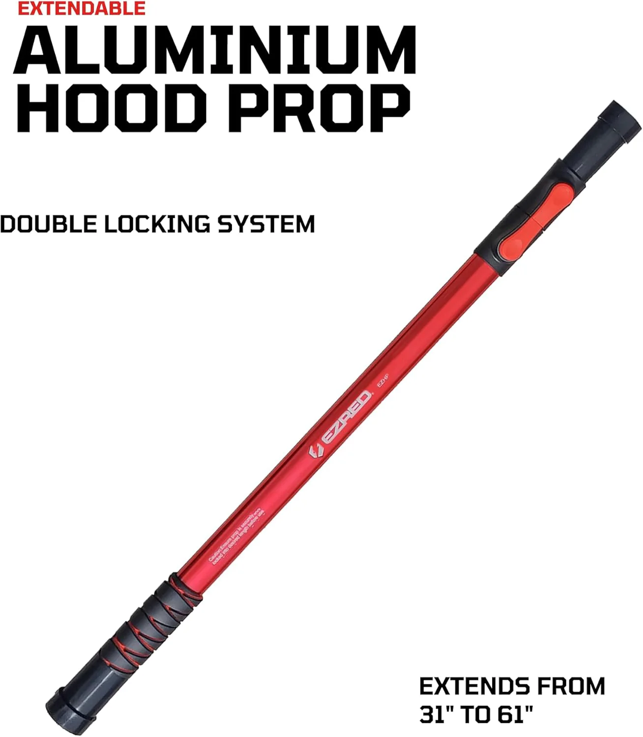 EZRED EZHP Extendable Aluminum Hood and Tailgate Prop - Image 2