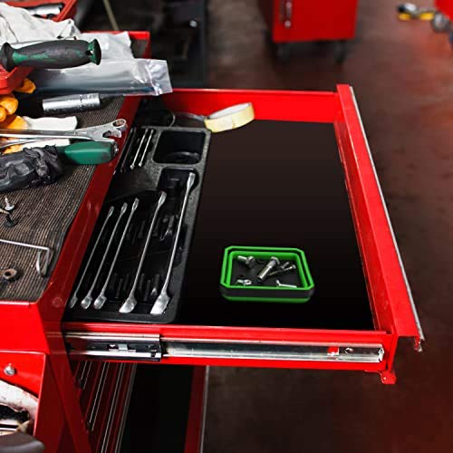 EZRED - EZR-BCK18 EZTRAY Magnetic Collapsible Parts Tray Organizer, Made of Silica and ABS, For Tool Parts, Set of 3 - Image 7