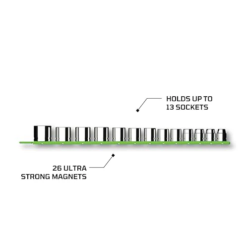 EZRED FSR38-G 3/8" Flexible Magnetic Socket Holder Rail, Green - Image 3