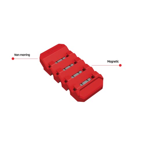 EZRED Magnetic Flexible 4 Slot Wrench Holder 8 Magnets Flexible TPEE Design - Image 3