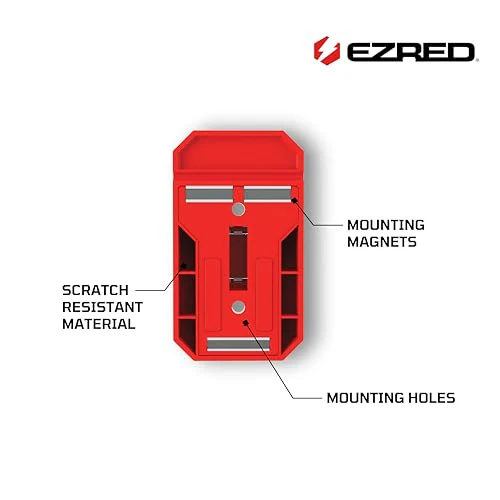 EZRED Magnetic Pry Bar Holder Non-Marring TPEE with Mounting Holes Low Profile Organization - Image 4