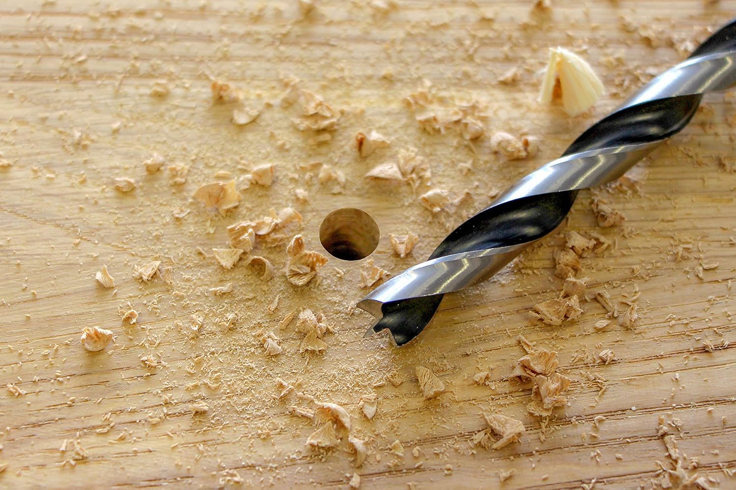 Fisch Brad Point Drill Bits (14mm x 160mm) - Premium Drill Bits for Soft, Hard, Veneered and Laminated Wood, MDF and Acrylic Glass - Beveled Edge for Fast, Easy Cutting - FSF-004141 - Made in Austria - Image 4