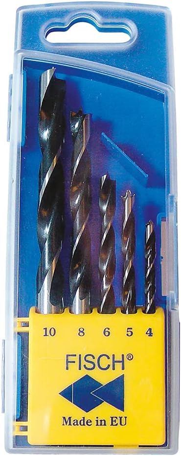 Fisch Brad Point Drill Bits (7mm x 109mm) - Premium Drill Bits for Soft, Hard, Veneered and Laminated Wood, MDF and Acrylic Glass - Beveled Edge for Fast, Easy Cutting - FSF-004028 - Made in Austria - Image 2