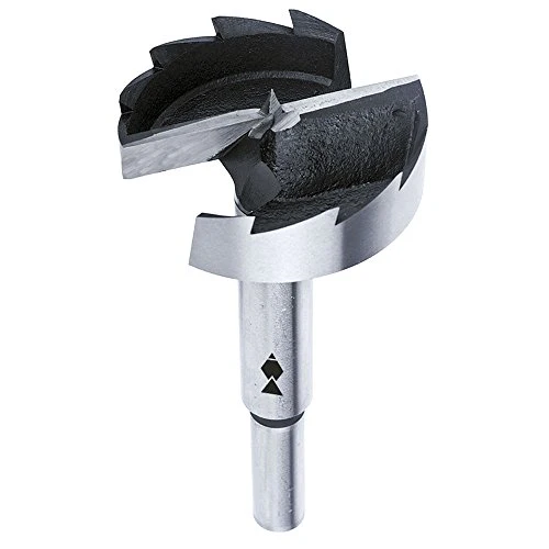 Fisch FSA-010371 Multi-Spur Bit (1-7/8" x 1/2") Best Drill Bits For Wood, provide Precise Pocket Holes & High Performance Design with Center Pt. 2 Cutters & 2 Spurs, Made of Tool Steel