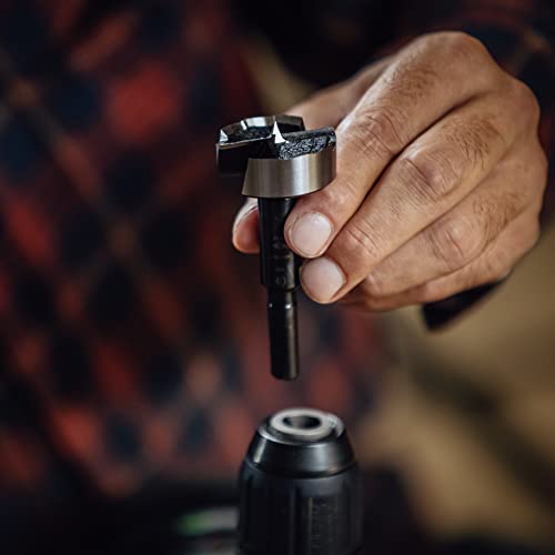 Fisch FSA-381051 Black Shark Forstner Drill Bit 1-1/16" Diameter Quality Forged Steel Made in Austria - Image 2