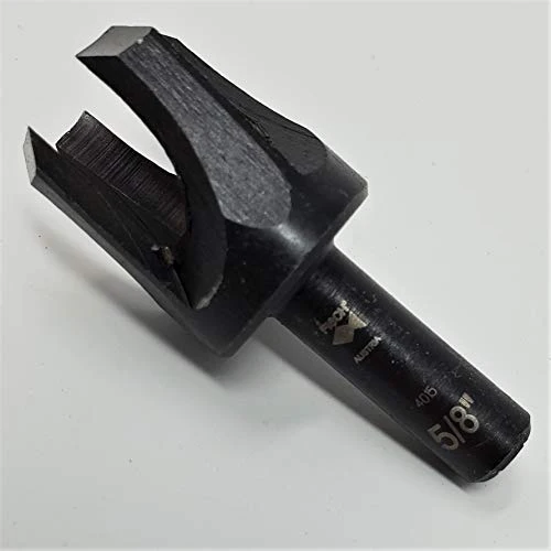 Fisch Tapered Plug Cutter (1/2") - Plug Cutter Drill Bit with Four Flute Design Ensures a Tight Plug - For Use with Both Soft and Hard Woods - Crafted from Tool Steel - FSE-095880 - Made in Austria