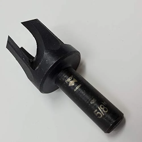 Fisch Tapered Plug Cutter (1/2") - Plug Cutter Drill Bit with Four Flute Design Ensures a Tight Plug - For Use with Both Soft and Hard Woods - Crafted from Tool Steel - FSE-095880 - Made in Austria - Image 2