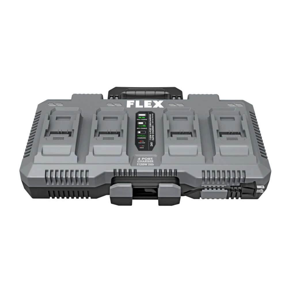 FLEX STACK PACK 24V Rapid Battery Charger 4 Port - Image 3