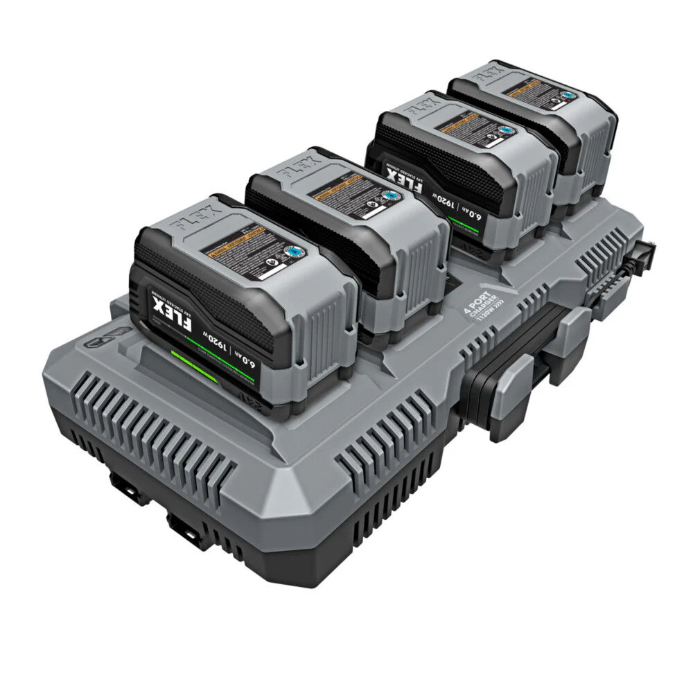 FLEX STACK PACK 24V Rapid Battery Charger 4 Port - Image 4