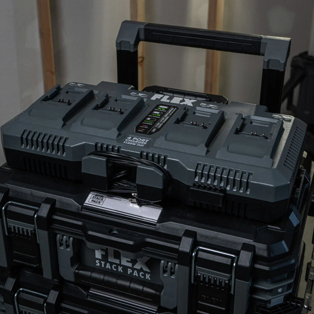 FLEX STACK PACK 24V Rapid Battery Charger 4 Port - Image 6