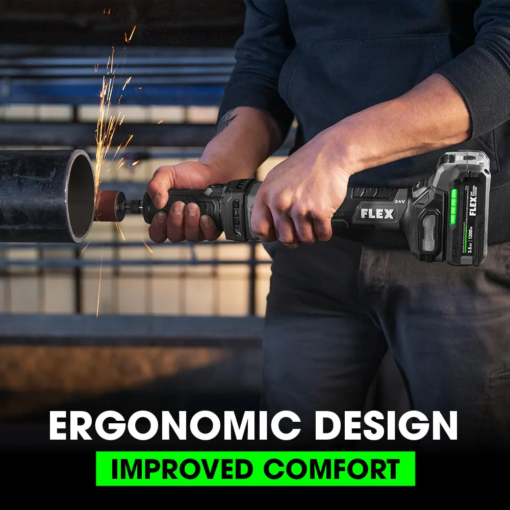 FLEX 24V Brushless Cordless 1/4-Inch 28,000 RPM Adjustable Speed Die Grinder (Bare Tool) - Image 6