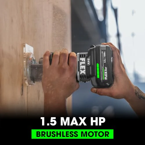 FLEX 24V Brushless Cordless 1.5 HP Trim Router Kit with 3.5Ah Stacked Lithium Battery and 160W Fast Charger - FX4221-1F - Image 4
