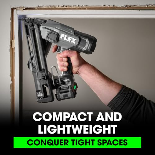 FLEX 24V Brushless Cordless 15 Gauge 1-1/4-inch to 2-1/2-inch Angled Finish Nailer Tool Only - FX4311B-Z - Image 6