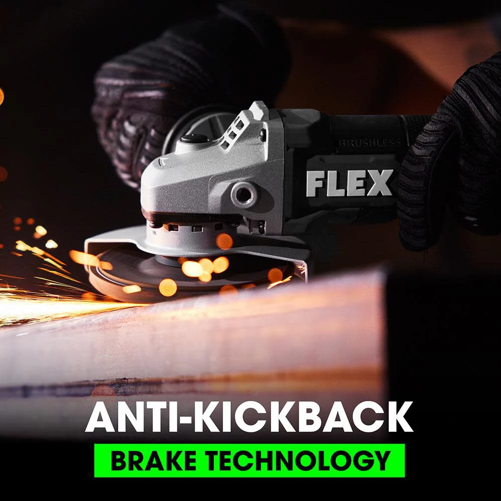 FLEX 24V 5-In. Variable Speed Angle Grinder with Paddle Switch (Bare Tool) - Image 6