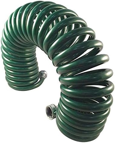 Flexon CH1225CN 1/2" x 25ft Coil Garden Hose – Compact, Kink-Resistant, Lightweight, Space-Saving Design, Durable and Weather-Resistant Watering Hose for Small Yards and Gardening - Image 3