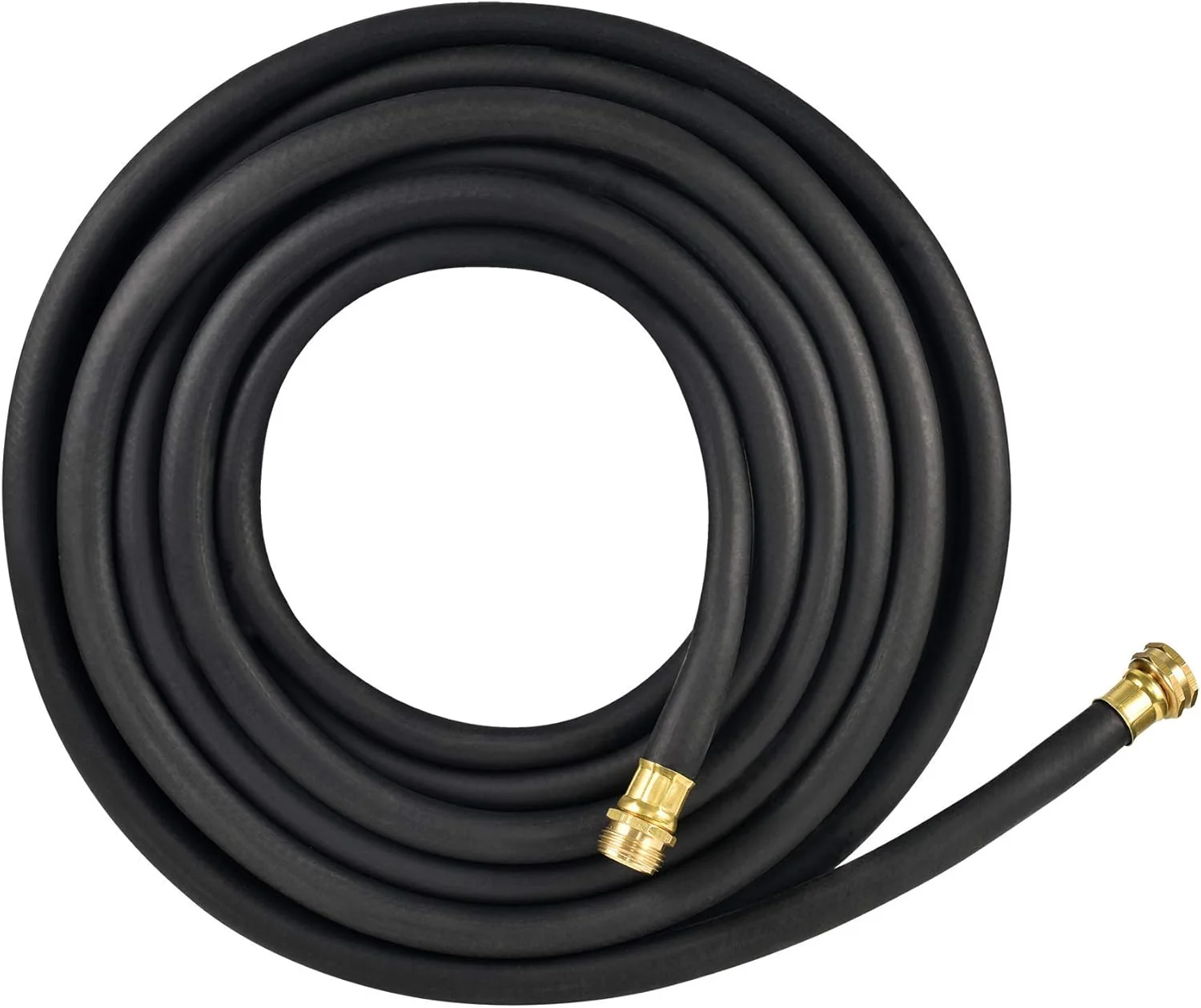 Flexon PH58100CN 5/8" x 100Ft Premium Rubber Garden Hose – Heavy-Duty, Commercial-Grade, All-Weather Flexibility, High Burst Strength, Crush-Proof Couplings, Kink-Resistant, Ideal for Landscaping and Job Sites - Image 2