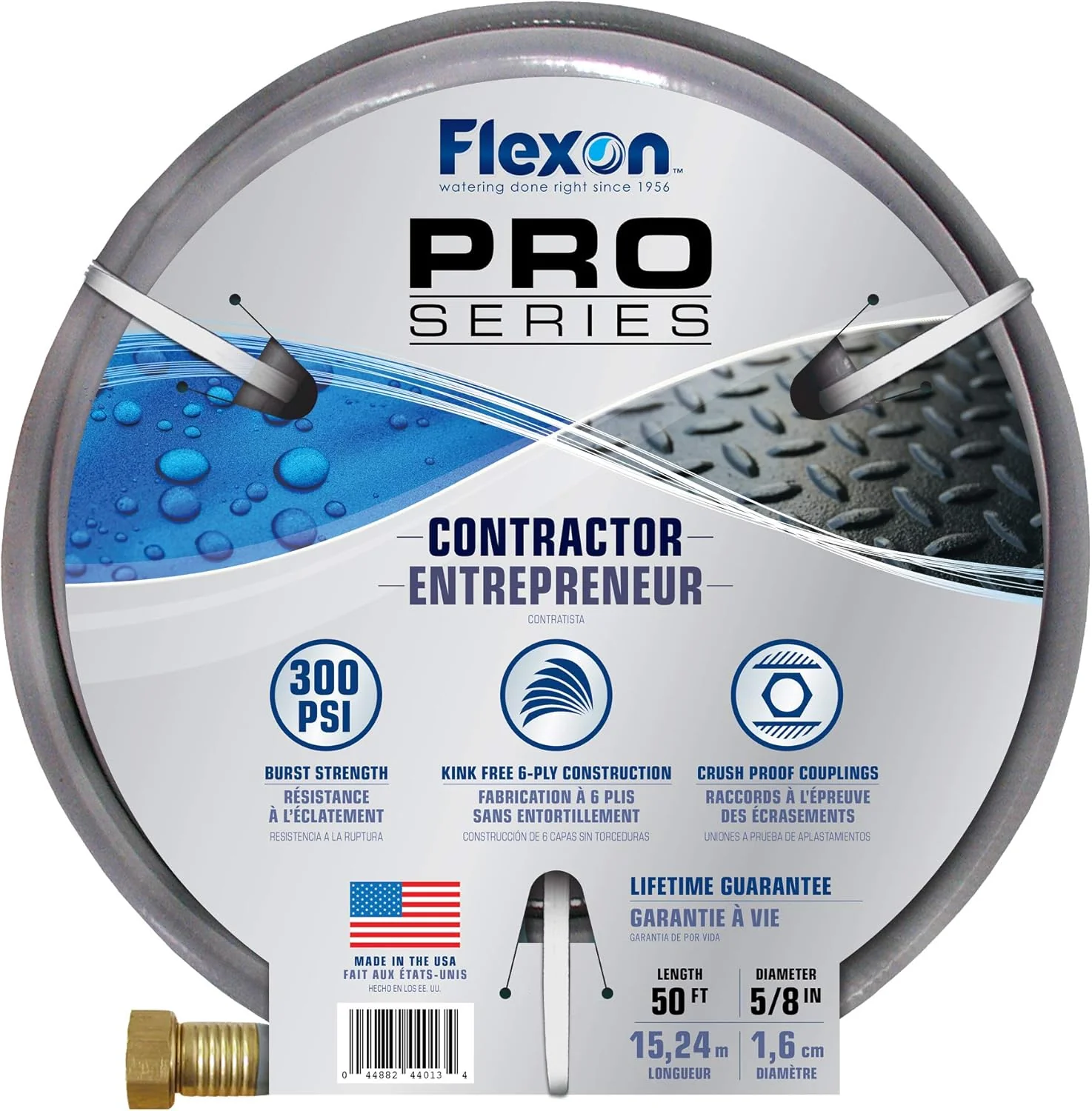 Flexon CG5860 Contractor Grade Garden Hose, 5/8-inch x 60-feet - Image 6
