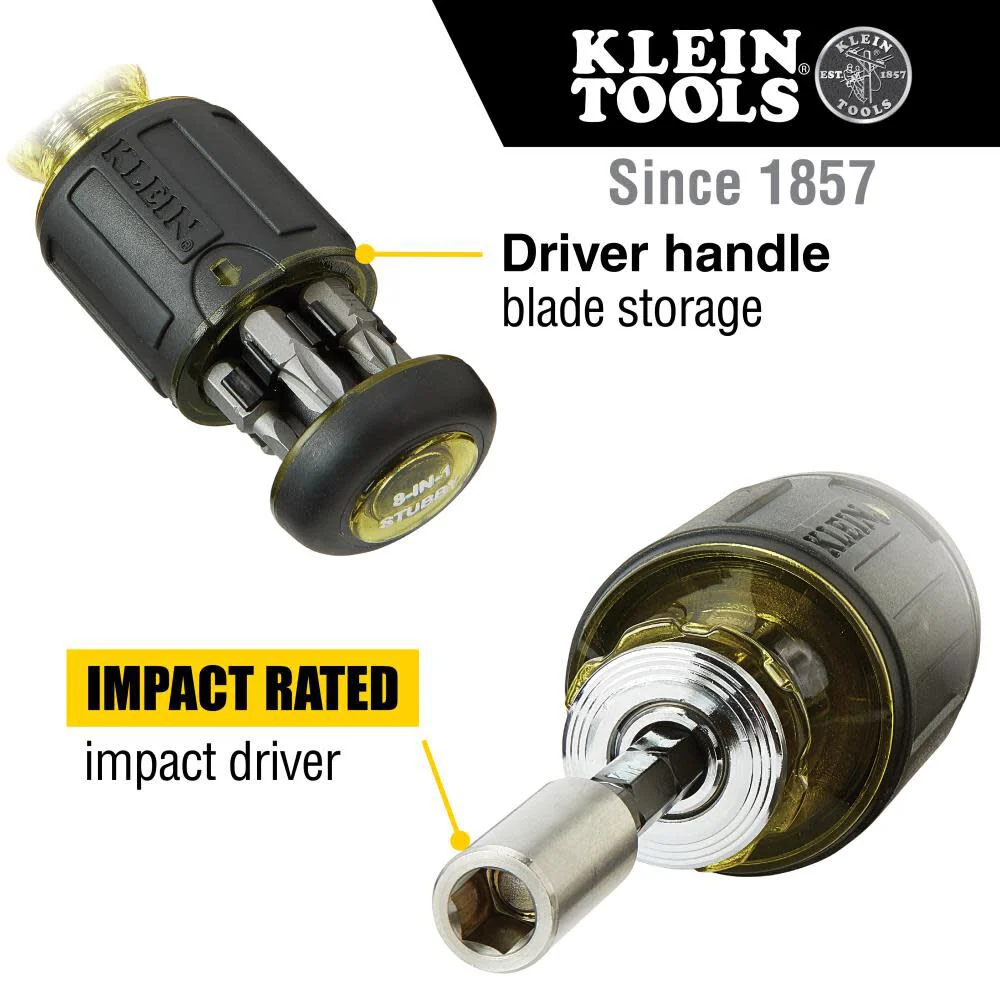 Klein Tools Mini Ratchet and Multi-Bit Driver Set-85515HD - Image 6